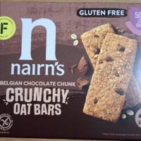 Nairn's Barrette Croccanti di avena integrale con cioccolato fondente belga a pezzi 160gr.