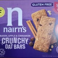 Nairn's Barrette croccanti di avena intefrale con uvetta mela e cannella 160gr.